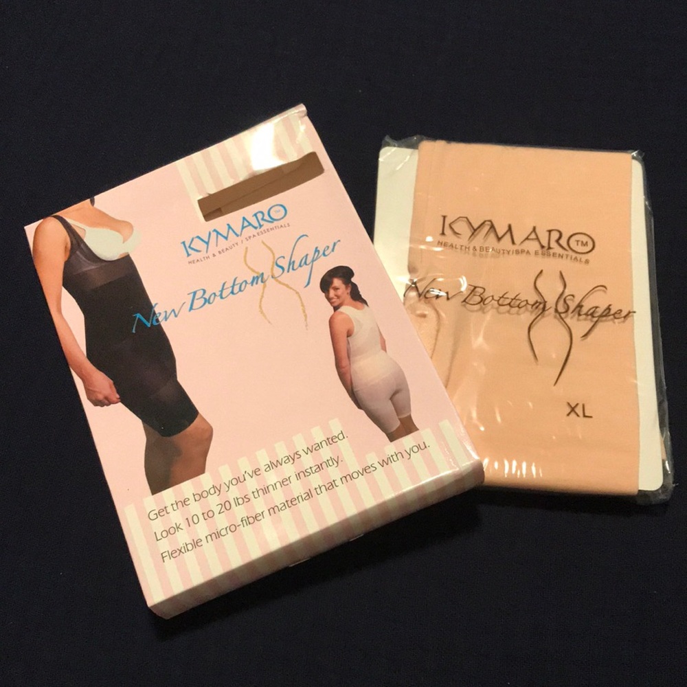 NWT Kymaro Nude Beige Bottom seamless Shaper Slimmer Microfiber Number 4 Size XL